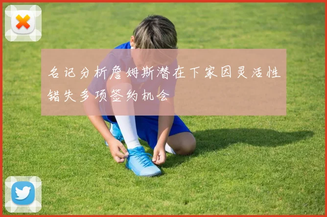名记分析詹姆斯潜在下家因灵活性错失多项签约机会