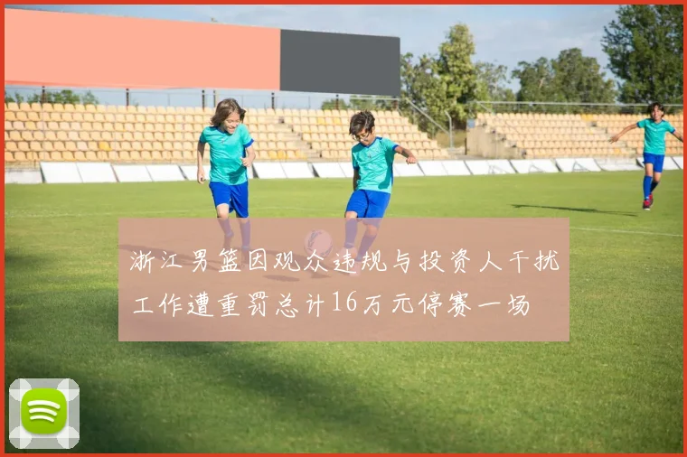 浙江男篮因观众违规与投资人干扰工作遭重罚总计16万元停赛一场